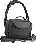 Exterior of our camera sling bag is made of waterproof fabric, which can protect the camera from unexpected weather.The camera shoulder bag is padded with thickened foam around the bag with soft velvet to protect camera gear from bumps and shocks.